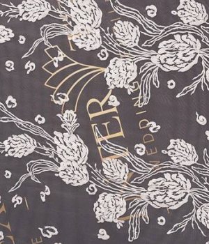 Ivory Embroidered Lace Fabric — art. 2000000315300